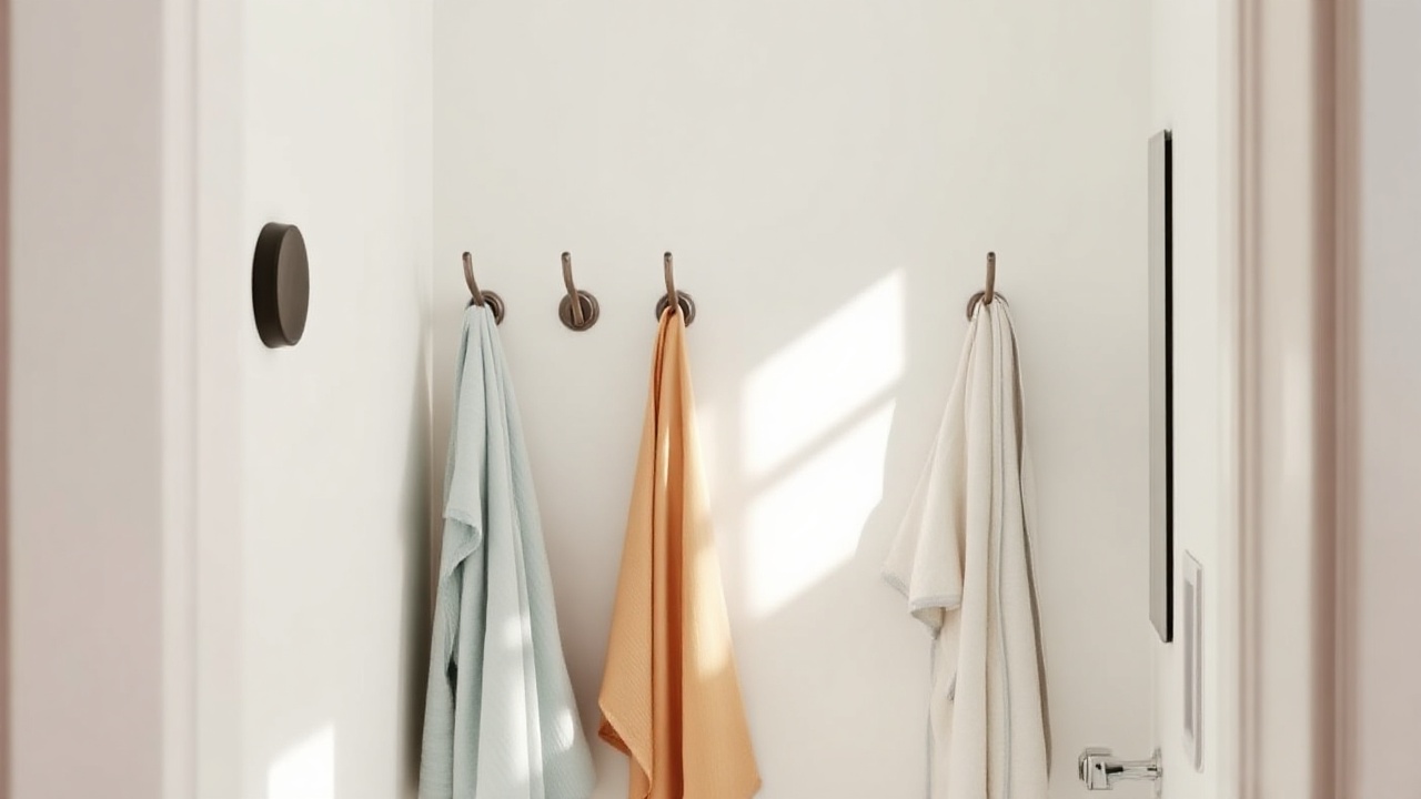 Maximize Wall Space with Stick-On Hooks