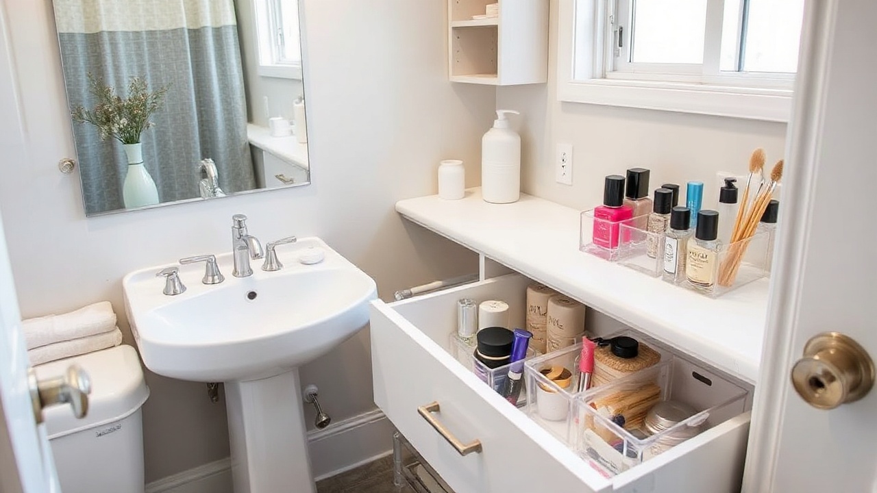 Organize Drawers with Clear Plastic Organizers