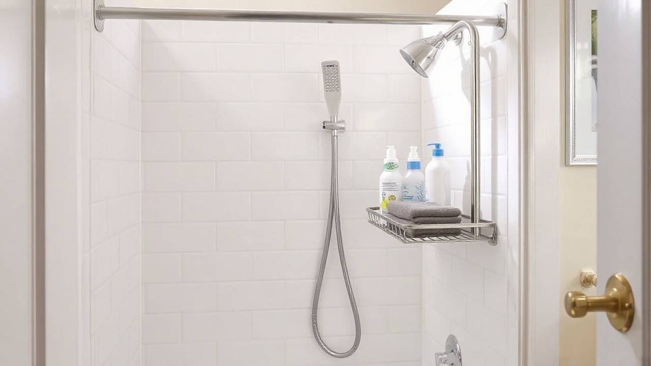 Add a No-Drill Shower Caddy