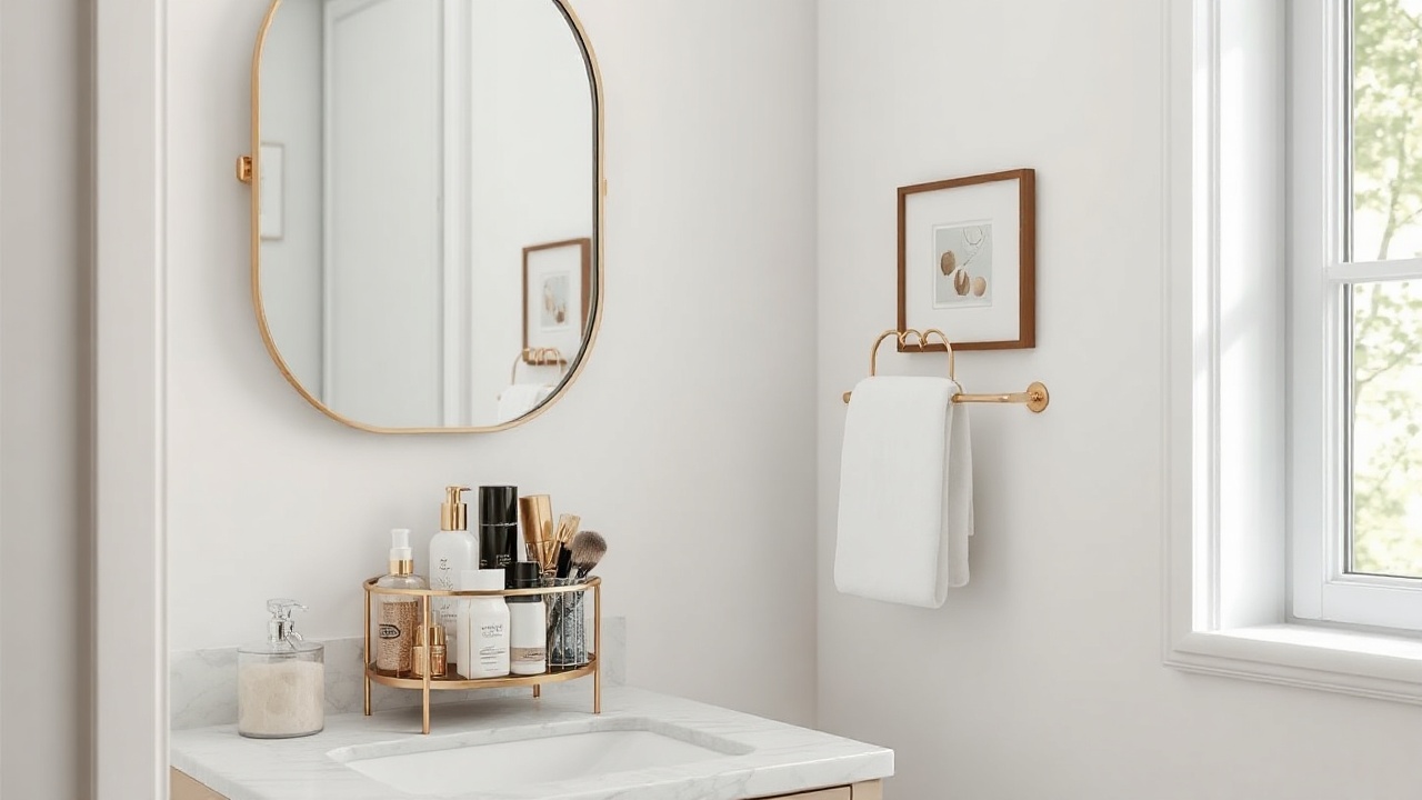 Organize with a Rotating Makeup Caddy